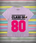 Newtone Lilac starlight T-shirt "CLASS" Colour: Lilac Size: 0
