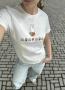 Daisy Street x Miffy Short Sleeved Fitted Tee Colour: White Size: 8