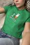 Daisy Street x I Love Miffy Crop Tee Colour: Green Size: 10