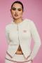 Paul Frank x Daisy Street Knitted Zip Through Hoodie Colour: Cream Size: XS