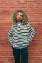 Paul Frank x Daisy Street Zip Through Knit Jumper Colour: Blue Size: M