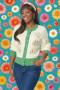 Unique Vintage Smiley® x Ivory & Green Flower Embroidered Cardigan Colour: Cream Size: 2X/3X