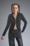 The Ragged Priest Target Zip Up Jumper Colour: Black Size: 8