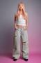 The Ragged Priest Pink Wash Distressed Release Jeans Colour: Pink Size: 30"