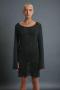 The Ragged Priest Charmed Knit MinI Dress Colour: Black Size: 8