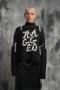 The Ragged Priest Born Ragged High Neck Jumper Colour: Black Size: L