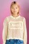 The Ragged Priest Doll Knit Jumper Size: 10 Colour: White
