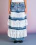 The Ragged Priest Babydoll Denim Maxi Skirt Size: 8 Colour: Blue
