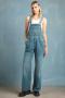 The Ragged Priest Release Bleached Denim Dungarees Size: 10 Colour: Blue