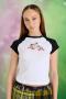 The Ragged Priest Pond Life Baby Tee Size: 6 Colour: White