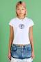 The Ragged Priest Rotten Baby Tee Size: 10 Colour: White