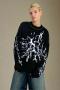 The Ragged Priest Shatter Knit Jumper Size: M Colour: Black