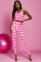 Beach Riot Ayla Sport Cross My Heart Leggings Size: L Colour: Pink