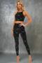 Beach Riot Piper Shooting Star Leggings as seen on Malin Andersson Size: M Colour: Black