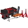 Sealey 1020LE Low Entry Yankee Trolley Jack Kit 2 Tonne Orange