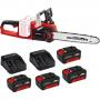 Einhell Professional GE-LC 36/35 Li 36v Cordless Brushless Chainsaw 350mm 4 x 4ah Li-ion Charger