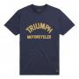 Triumph Burnham T-Shirt Black Iris | Triumph Motorcycle Clothing