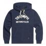 Triumph Carrick Pull-On Hoodie Navy | Triumph Motorcycle Clothing