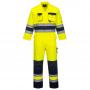 Portwest Nantes Hi Vis Overall Yellow / Navy S