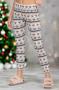 Wildfox Christmas Sweet Stitch Knox Sweatpants Size: M Colour: White