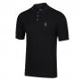 Luke 1977 Tungsten Knitted Polo Shirt - Jet Black