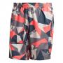 adidas Run It Camouflage Shorts - Red/Grey