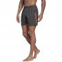 adidas Mid 3 Stripe CLX SI Swim Shorts - Grey