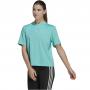 adidas x You for You Womens T-Shirt - Semi Mint Rush