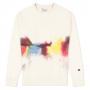Champion Natural Tie Dyed Crew Neck Sweat - Egret