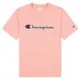 Champion Script Spellout Logo T-shirt - Pink
