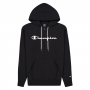 Champion Script Full Zip Spellout Hoodie - Black