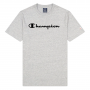 Champion Legacy Spellout Big Logo Tee - Grey