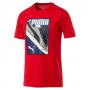 Puma Sneaker Graphic T Shirt - Red