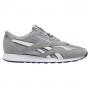 Reebok Unisex Classic Nylon Shoes -Grey/Platinum