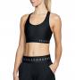 Under Armour Womens HeatGear Mid Keyhole Sports Bra - Black