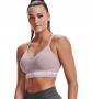 Under Armour Women`s Seamless Low Long Sports Bra - Dash Pink