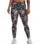 Under Armour Women`s Fly Fast 3.0 Printed Ankle Tights Leggings - Black