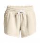 Under Armour Women`s Rival Fleece Shorts - Oatmeal