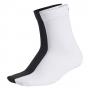 adidas Originals Mesh Socks 2 Pairs - Black/White