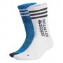 adidas Originals Adventure Socks 2 Pairs - Black / Blue Rush / White