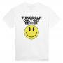 TCOGB2 Smiley: Heavyweight Unisex Crewneck T-shirt | Color: White | Size: 2XL