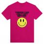 TCOGB2 Smiley: Heavyweight Unisex Crewneck T-shirt | Color: Heliconia | Size: 2XL