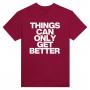 TCOGB3 Hamnett white: Heavyweight Unisex Crewneck T-shirt | Color: Cardinal Red | Size: M