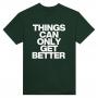 TCOGB3 Hamnett white: Heavyweight Unisex Crewneck T-shirt | Color: Forest Green | Size: L