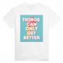 TCOGB5 Ice Cream: Heavyweight Unisex Crewneck T-shirt | Color: White | Size: 2XL