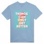 TCOGB5 Ice Cream: Heavyweight Unisex Crewneck T-shirt | Color: Light Blue | Size: M