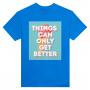 TCOGB5 Ice Cream: Heavyweight Unisex Crewneck T-shirt | Color: Royal | Size: M