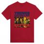 TCOGB7 Mandy and friends: Heavyweight Unisex Crewneck T-shirt | Color: Red | Size: S