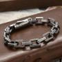 Chain Link Vintage Nordic Copper Alloy Men`s Bracelet