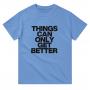 TCOGB Hamnett: Heavyweight Unisex Crewneck T-shirt | Color: Carolina Blue | Size: M